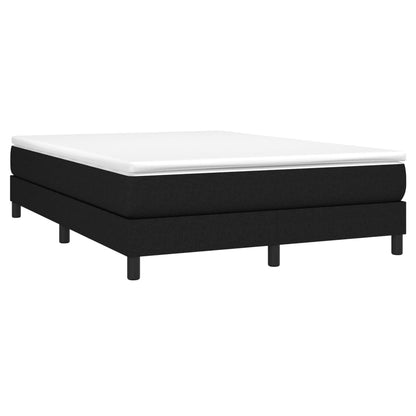 Boxspringbettgestell Schwarz 140x190 cm Stoff