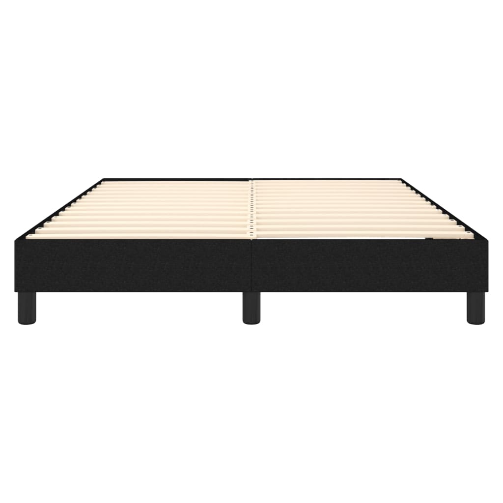Boxspringbettgestell Schwarz 140x190 cm Stoff