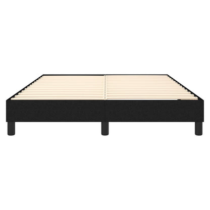 Boxspringbettgestell Schwarz 140x190 cm Stoff