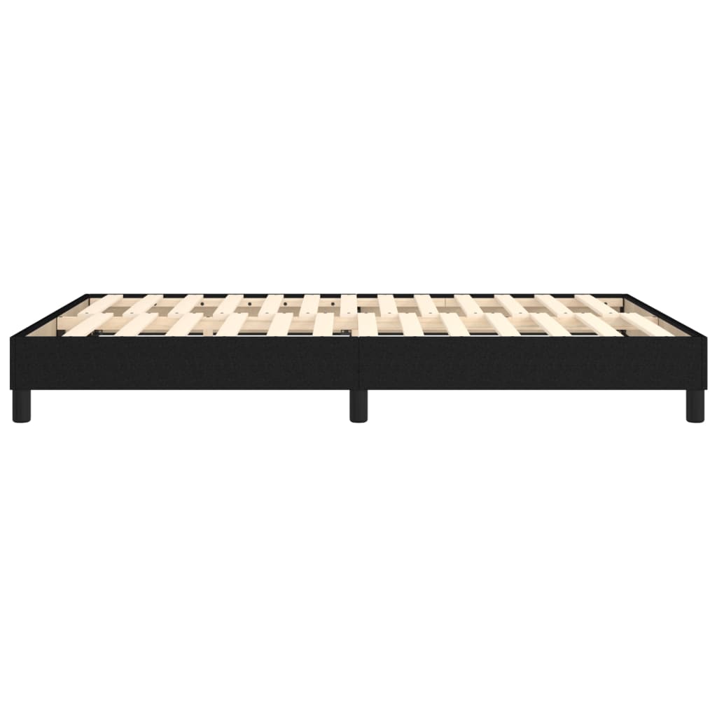Boxspringbettgestell Schwarz 140x190 cm Stoff