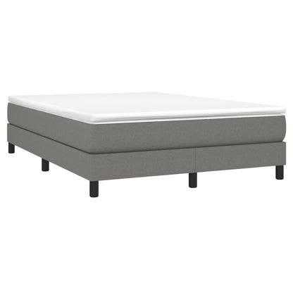 Boxspringbettgestell Dunkelgrau 140x200 cm Stoff