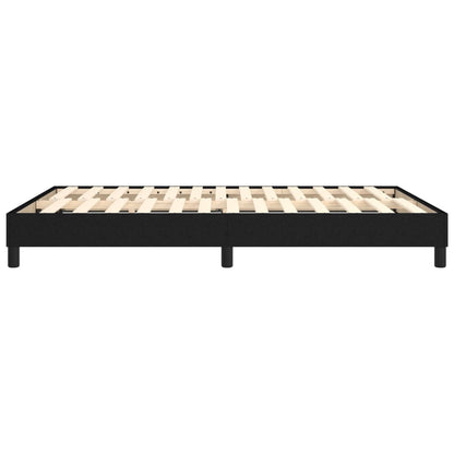 Boxspringbettgestell Schwarz 140x200 cm Stoff