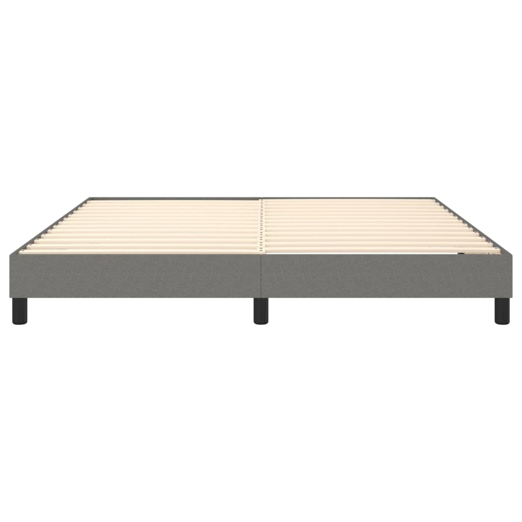 Boxspringbettgestell Dunkelgrau 180x200 cm Stoff