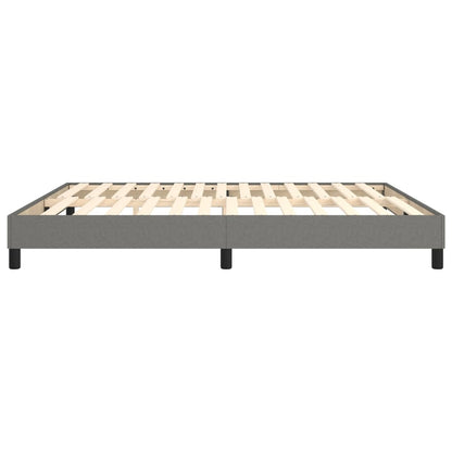 Boxspringbettgestell Dunkelgrau 180x200 cm Stoff
