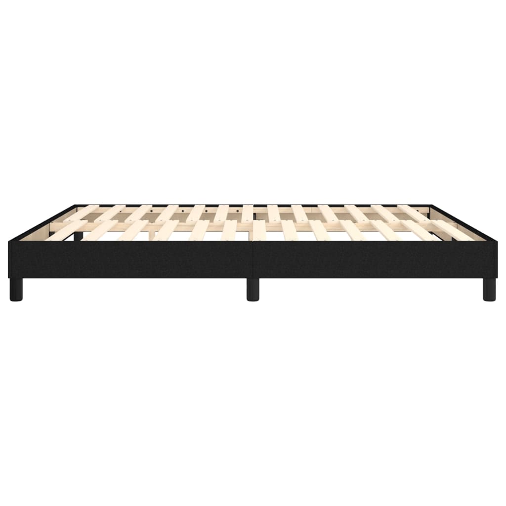Boxspringbettgestell Schwarz 180x200 cm Stoff