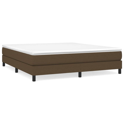 Boxspringbettgestell Dunkelbraun 180x200 cm Stoff