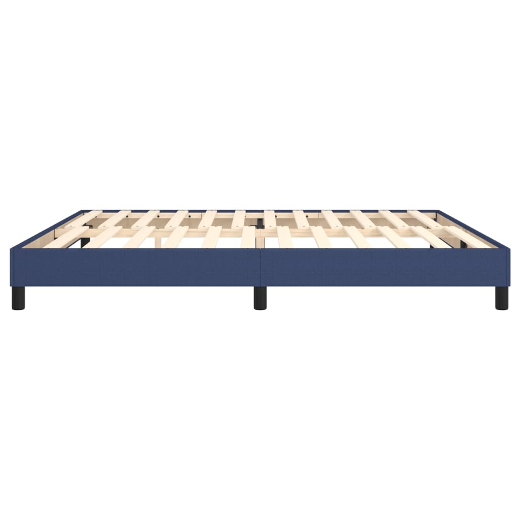 Boxspringbettgestell Blau 200x200 cm Stoff