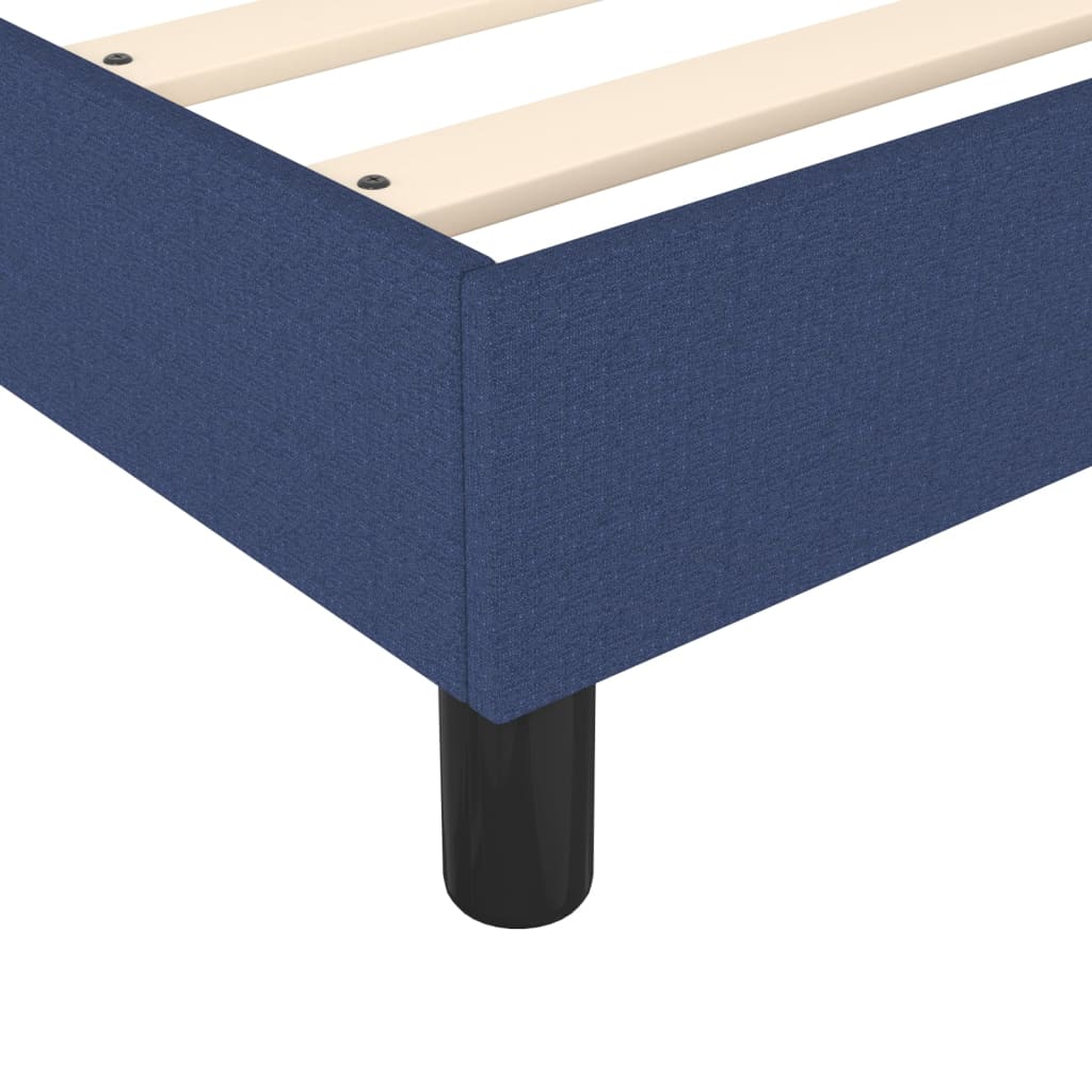 Boxspringbettgestell Blau 200x200 cm Stoff
