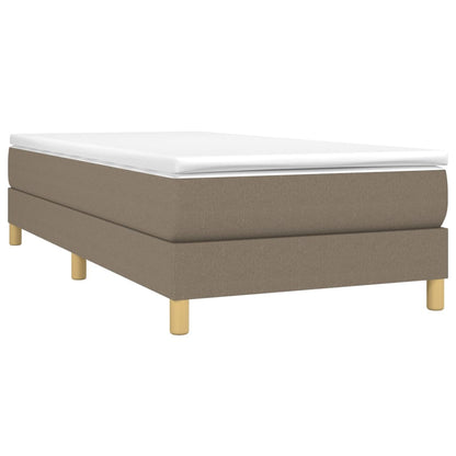 Boxspringbettgestell Taupe 80x200 cm Stoff