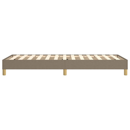 Boxspringbettgestell Taupe 80x200 cm Stoff