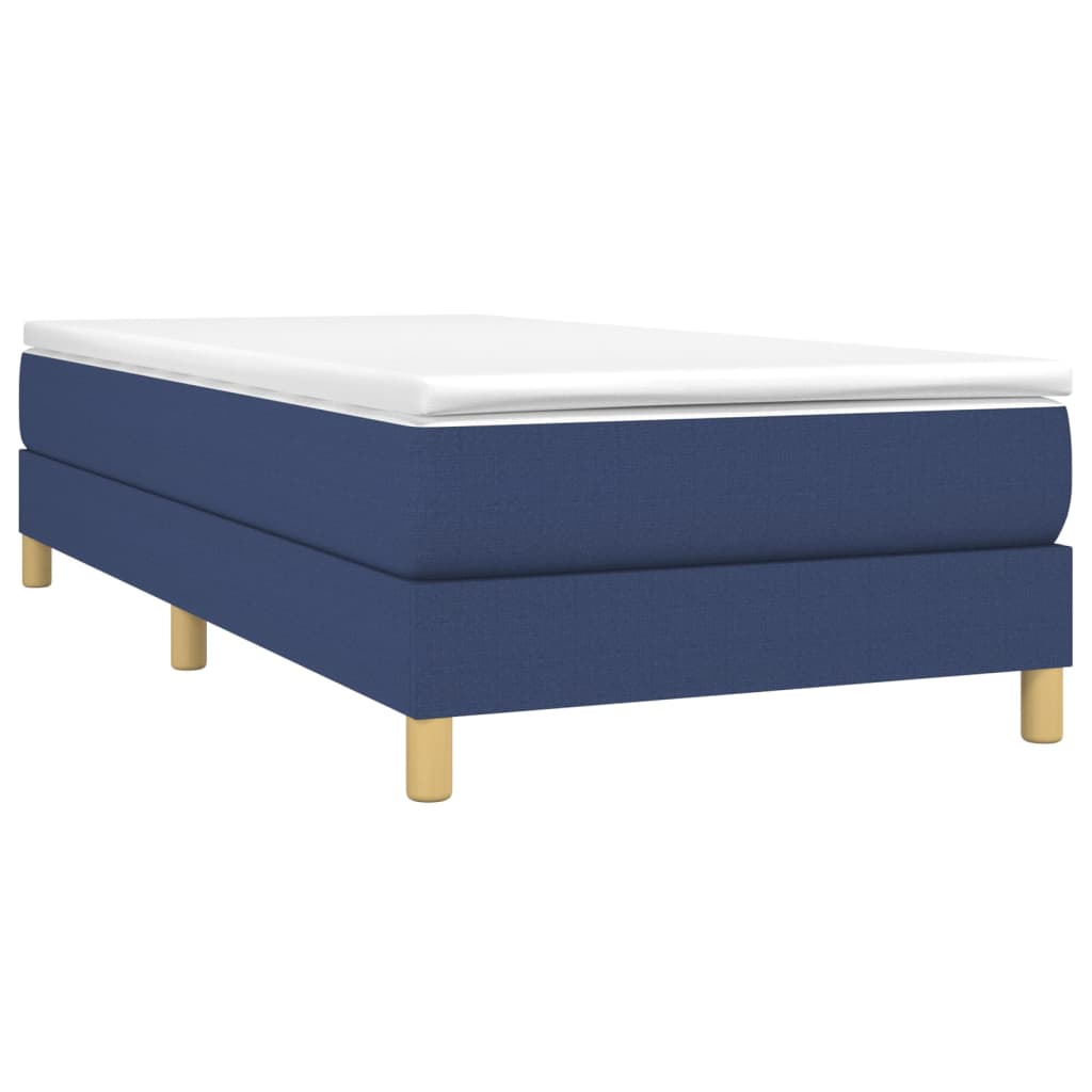 Boxspringbettgestell Blau 90x190 cm Stoff