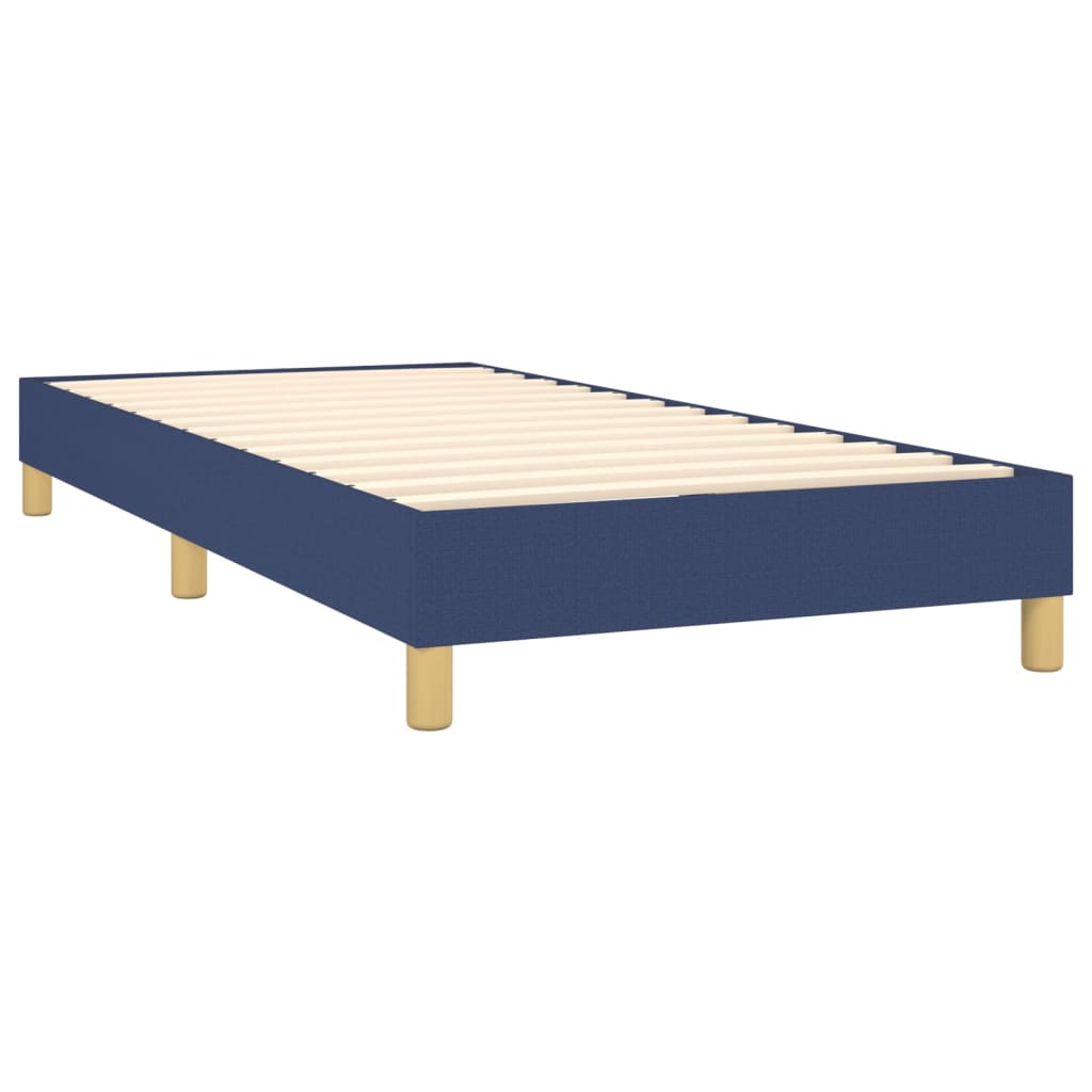 Boxspringbettgestell Blau 90x190 cm Stoff