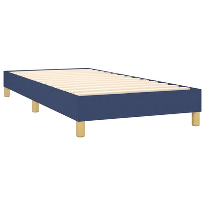 Boxspringbettgestell Blau 90x190 cm Stoff