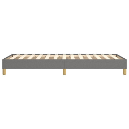 Boxspringbettgestell Dunkelgrau 90x200 cm Stoff
