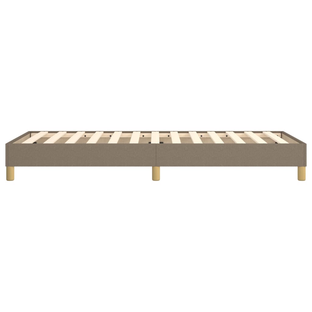 Boxspringbettgestell Taupe 100x200 cm Stoff