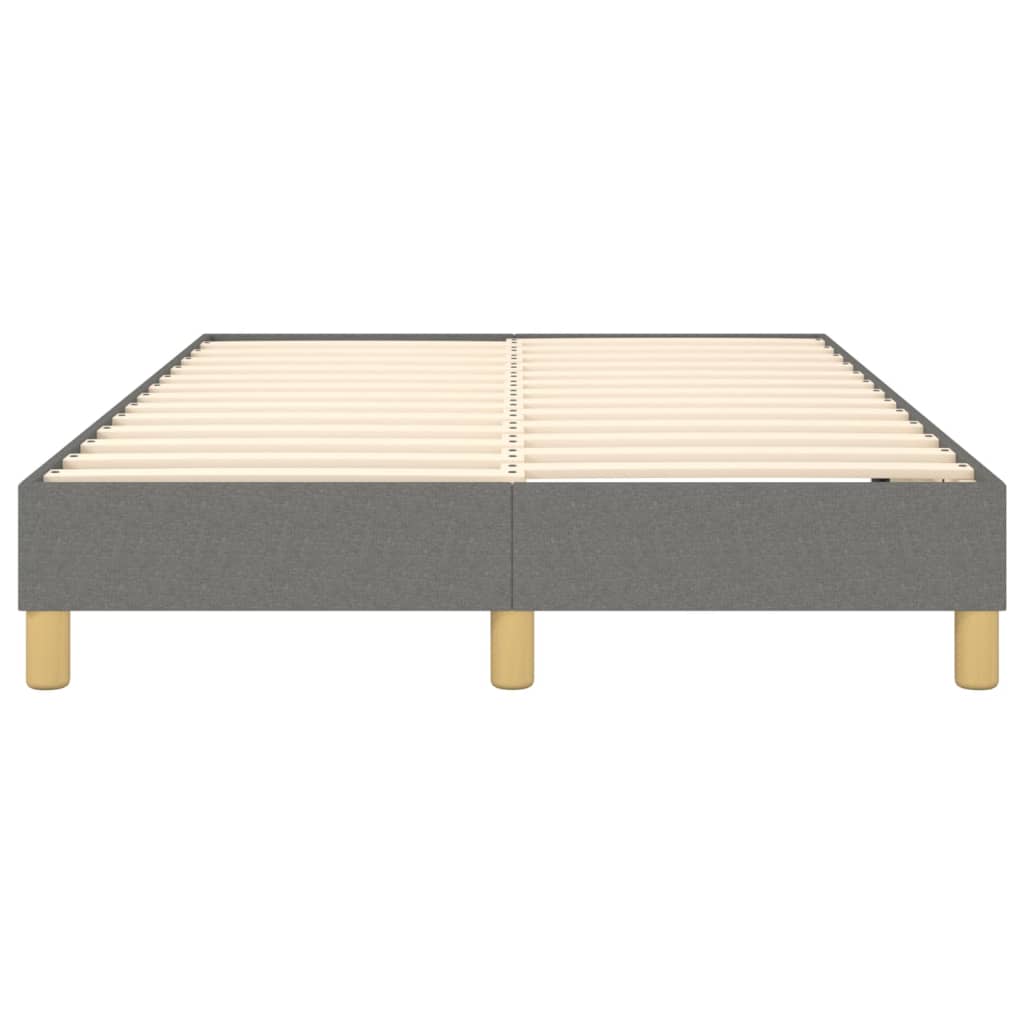 Boxspringbettgestell Dunkelgrau 120x200 cm Stoff