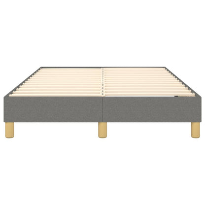 Boxspringbettgestell Dunkelgrau 120x200 cm Stoff