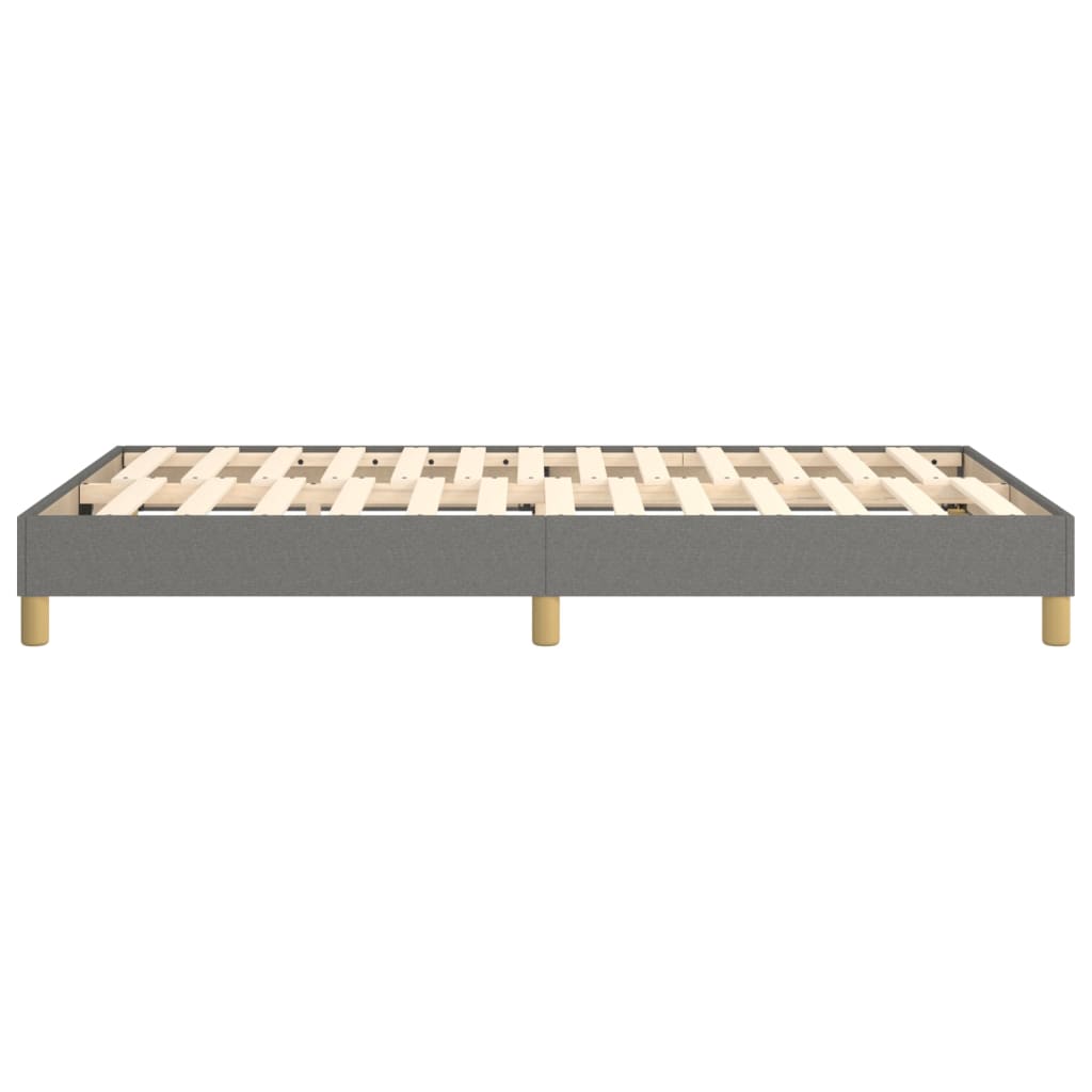Boxspringbettgestell Dunkelgrau 120x200 cm Stoff