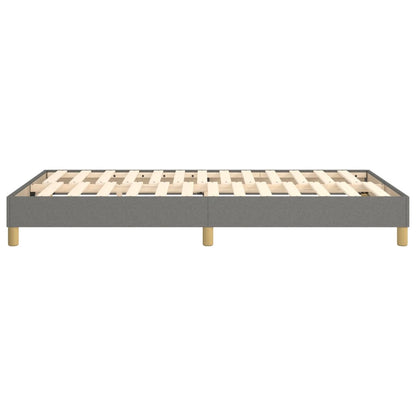 Boxspringbettgestell Dunkelgrau 120x200 cm Stoff