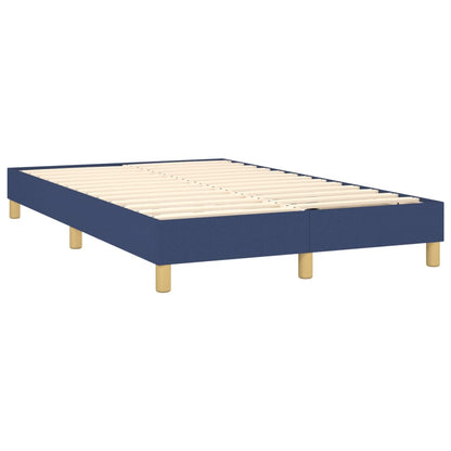 Boxspringbettgestell Blau 120x200 cm Stoff