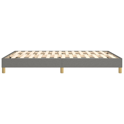 Boxspringbettgestell Dunkelgrau 140x190 cm Stoff