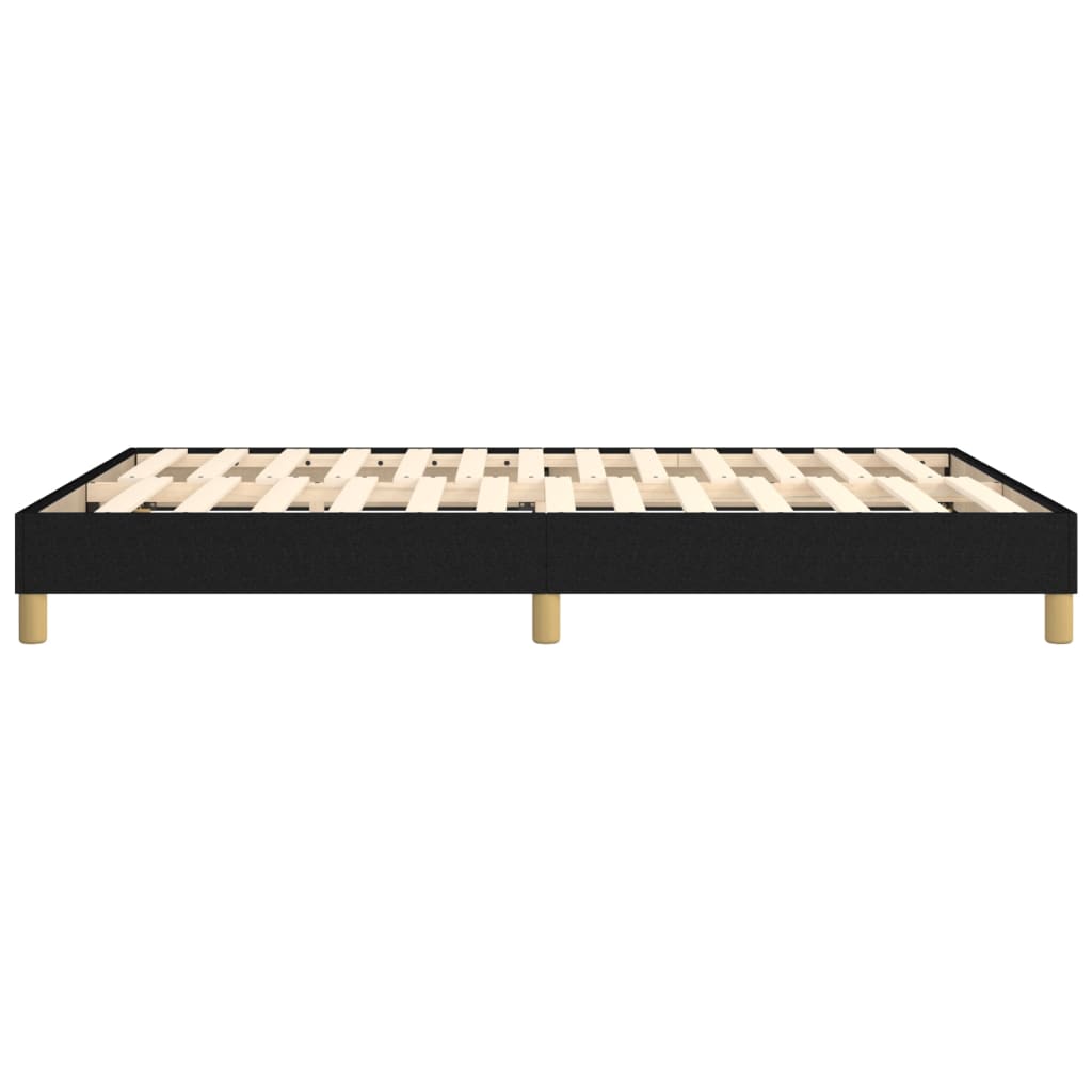 Boxspringbettgestell Schwarz 140x190 cm Stoff