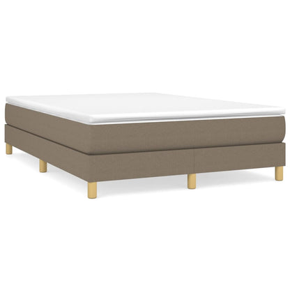 Boxspringbettgestell Taupe 140x190 cm Stoff