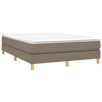 Boxspringbettgestell Taupe 140x190 cm Stoff