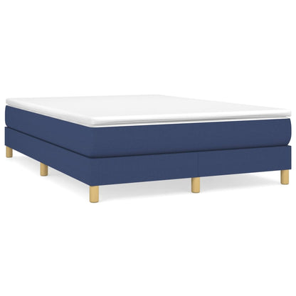 Boxspringbettgestell Blau 140x190 cm Stoff