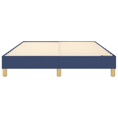 Boxspringbettgestell Blau 140x190 cm Stoff