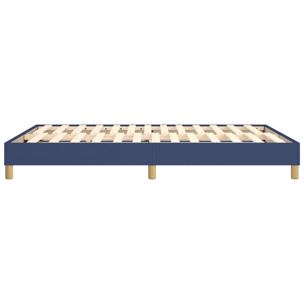 Boxspringbettgestell Blau 140x190 cm Stoff