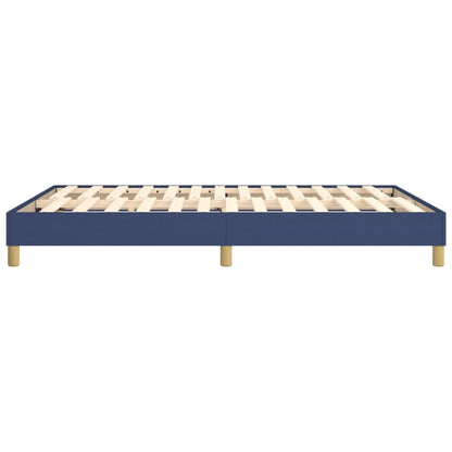 Boxspringbettgestell Blau 140x190 cm Stoff