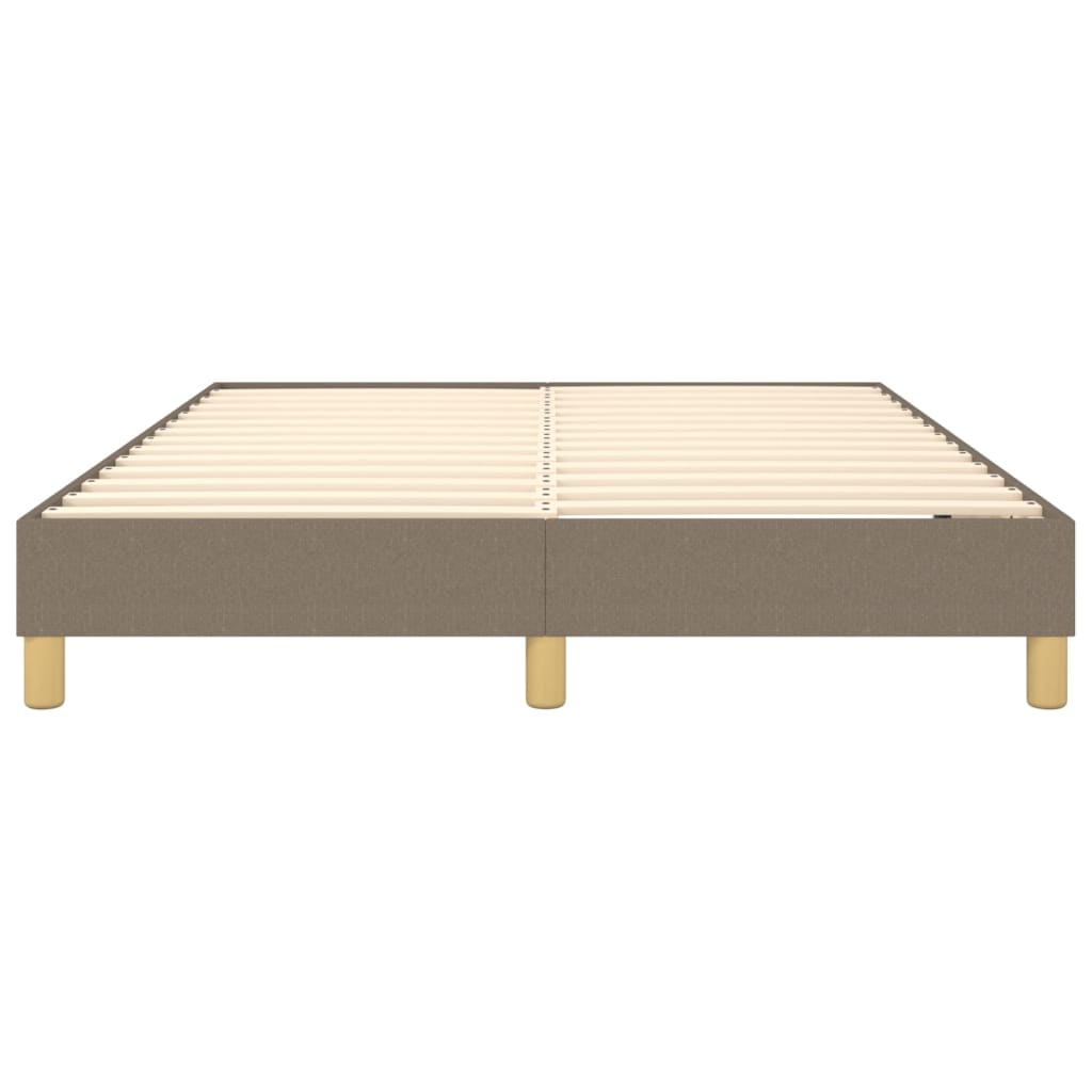 Boxspringbettgestell Taupe 140x200 cm Stoff