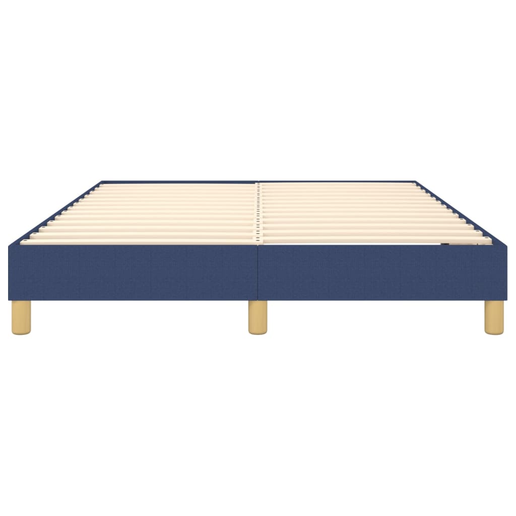 Boxspringbettgestell Blau 140x200 cm Stoff
