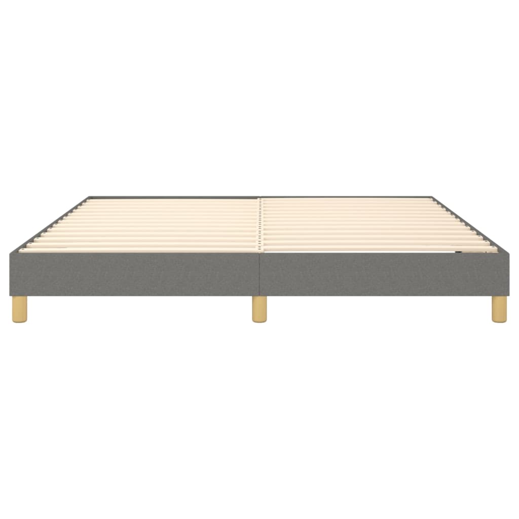 Boxspringbettgestell Dunkelgrau 180x200 cm Stoff