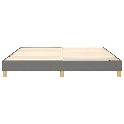 Boxspringbettgestell Dunkelgrau 180x200 cm Stoff