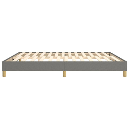 Boxspringbettgestell Dunkelgrau 180x200 cm Stoff