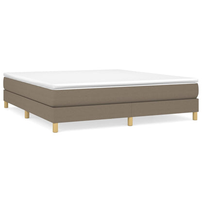 Boxspringbettgestell Taupe 180x200 cm Stoff