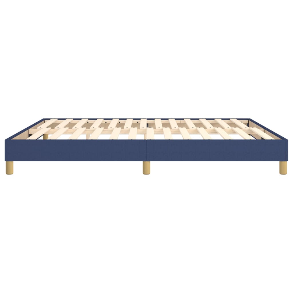 Boxspringbettgestell Blau 180x200 cm Stoff