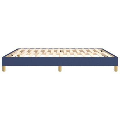 Boxspringbettgestell Blau 180x200 cm Stoff