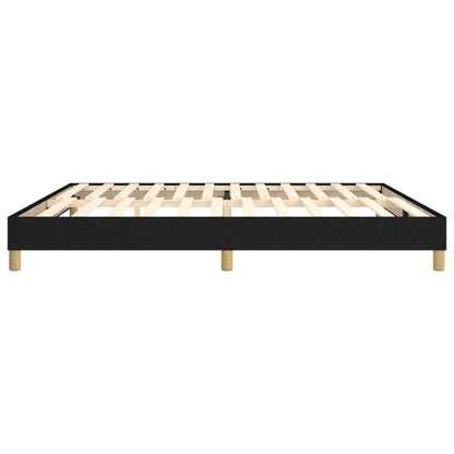 Boxspringbettgestell Schwarz 200x200 cm Stoff