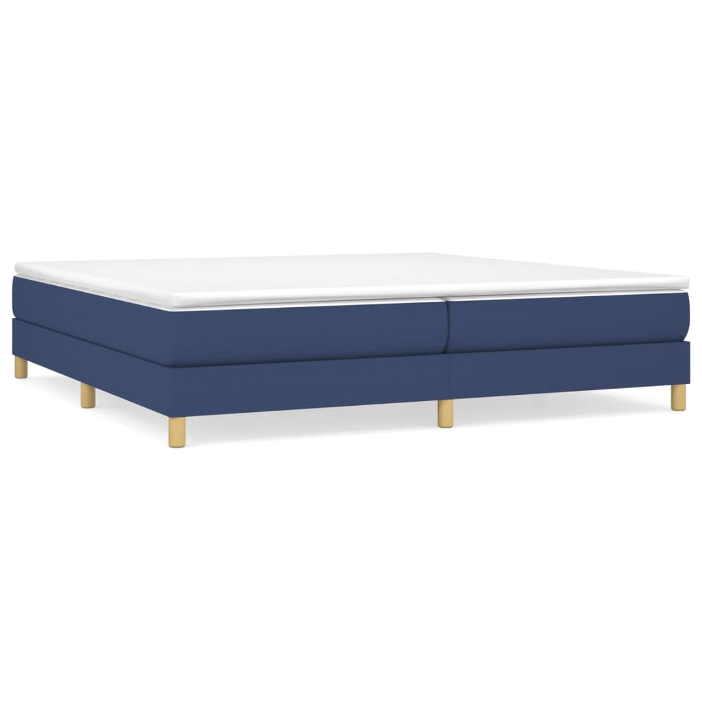 Boxspringbettgestell Blau 200x200 cm Stoff