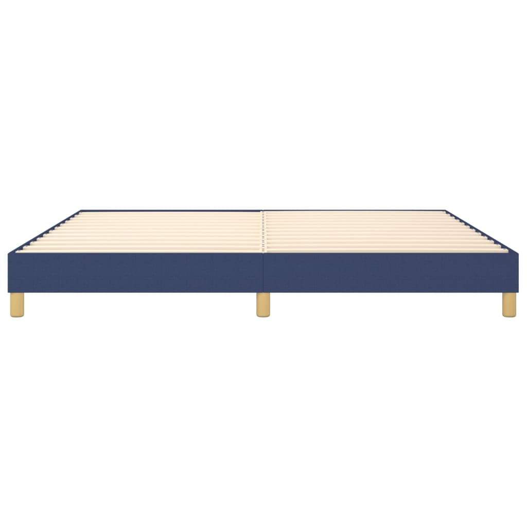 Boxspringbettgestell Blau 200x200 cm Stoff