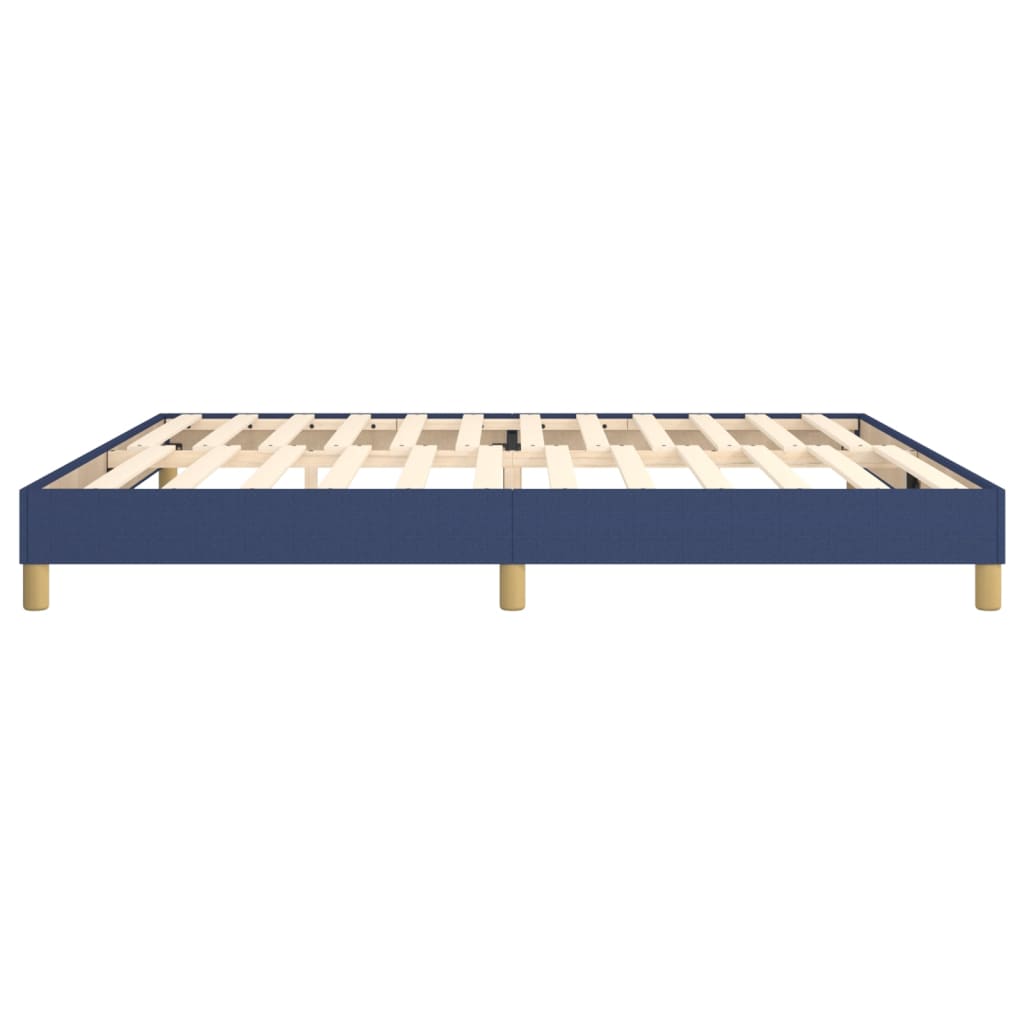 Boxspringbettgestell Blau 200x200 cm Stoff