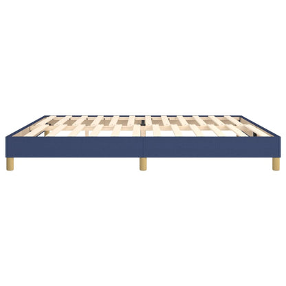 Boxspringbettgestell Blau 200x200 cm Stoff
