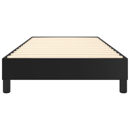 Boxspringbettgestell Schwarz 80x200 cm Kunstleder