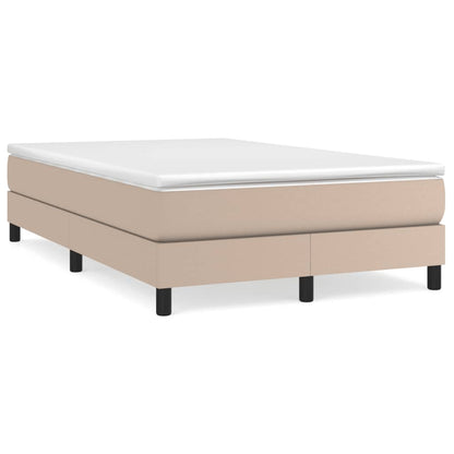 Boxspringbettgestell Cappuccino-Braun 120x200 cm Kunstleder