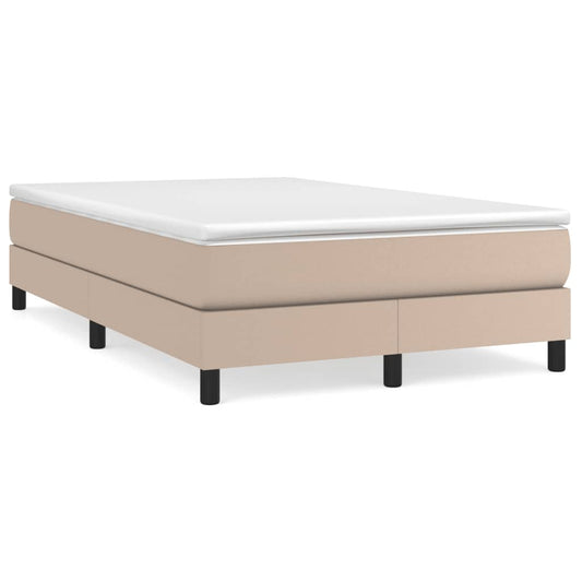 Boxspringbettgestell Cappuccino-Braun 120x200 cm Kunstleder
