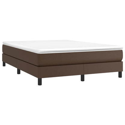 Boxspringbettgestell Braun 140x200 cm Kunstleder