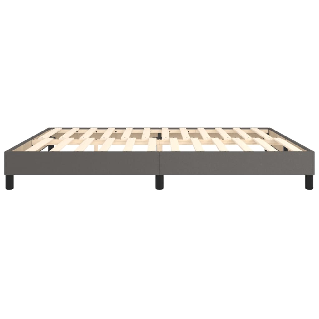 Boxspringbettgestell Grau 200x200 cm Kunstleder
